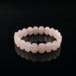 Pembe Kuvars Doğal Taş Rolex Bileklik - Görsel 2