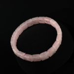 Doğal pembe kuvars bileklik – kalp çakrasını dengeleyen aşk taşı