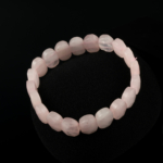 Pembe Kuvars Doğal Taş Rolex Bileklik - Görsel 4