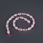 Pembe Kuvars Doğal Taş Dizi (8x13mm Arpa Kesim) - Görsel 4