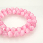 Pembe Selenit Doğal Taş Dizi (8mm) - Görsel 4