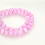 Pembe Selenit Doğal Taş Dizi (8mm) - Görsel 4