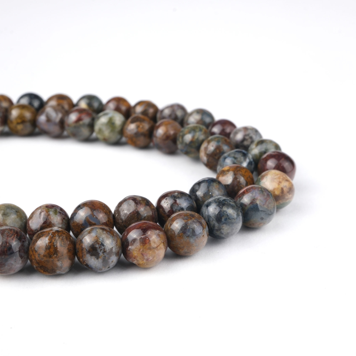 Pietersit doğal taş dizi 6 mm – mavi, kahverengi ve altın tonlarıyla içsel güç, farkındalık ve enerji sağlayan toptan doğal taş dizi