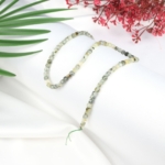 Küp Kesimli Prehnit Doğal Taş Dizi (4mm) - Görsel 2