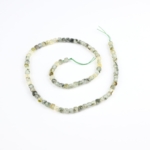 Küp Kesimli Prehnit Doğal Taş Dizi (4mm) - Görsel 3