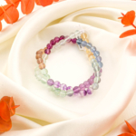 Rainbow Florit Doğal Taş Dizi (6mm)