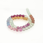 Rainbow Florit Doğal Taş Dizi (8mm) - Görsel 3