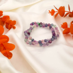 Rainbow Florit Doğal Taş Dizi (6mm)