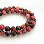 Rodonit Doğal Taş Dizi (8mm) - Görsel 4