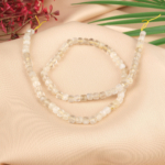 Küp Kesimli Rutil Kuvars Doğal Taş Dizi (4mm)