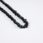 Shungit Doğal Taş Amorf Rondel Kesim Dizi - Görsel 4