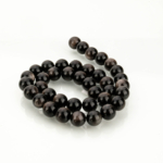 2A Kalite Silver Obsidyen Doğal Taş Dizi (10mm) - Görsel 3
