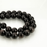 Silver Obsidyen Doğal Taş Dizi (10mm) - Görsel 4