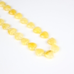 Sitrin Kalp Doğal Taş Dizi (15mm) - Görsel 3