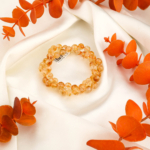 2A Kalite Kesimli Sitrin Doğal Taş Dizi (8mm)