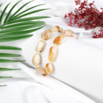 Sitrin Doğal Taş Dizi (Tambur Kesim)