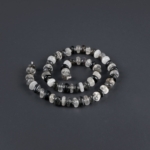 Siyah Rutil Kuvars Doğal Taş Amorf Rondel Kesim Dizi - Görsel 4