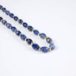 Sodalit Doğal Taş Kesimli Arpa Dizi (6x8mm) - Görsel 3