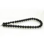 Şungit (Shungite) Doğal Taş Dizi (10mm) - Görsel 3