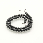 Şungit (Shungite) Doğal Taş Dizi (6mm) - Görsel 2