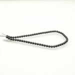 Şungit (Shungite) Doğal Taş Dizi (6mm) - Görsel 3