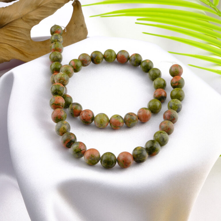 Unakit doğal taş dizi – toptan doğal taş dizi, yeşil ve pembe tonlarıyla denge, şifa ve uyum enerjisi sunan taş.