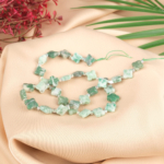 Yeşil Jasper Yonca Kesim Doğal Taş Dizi (10mm) - Görsel 2