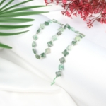 Yeşil Jasper Yonca Kesim Doğal Taş Dizi (10mm)