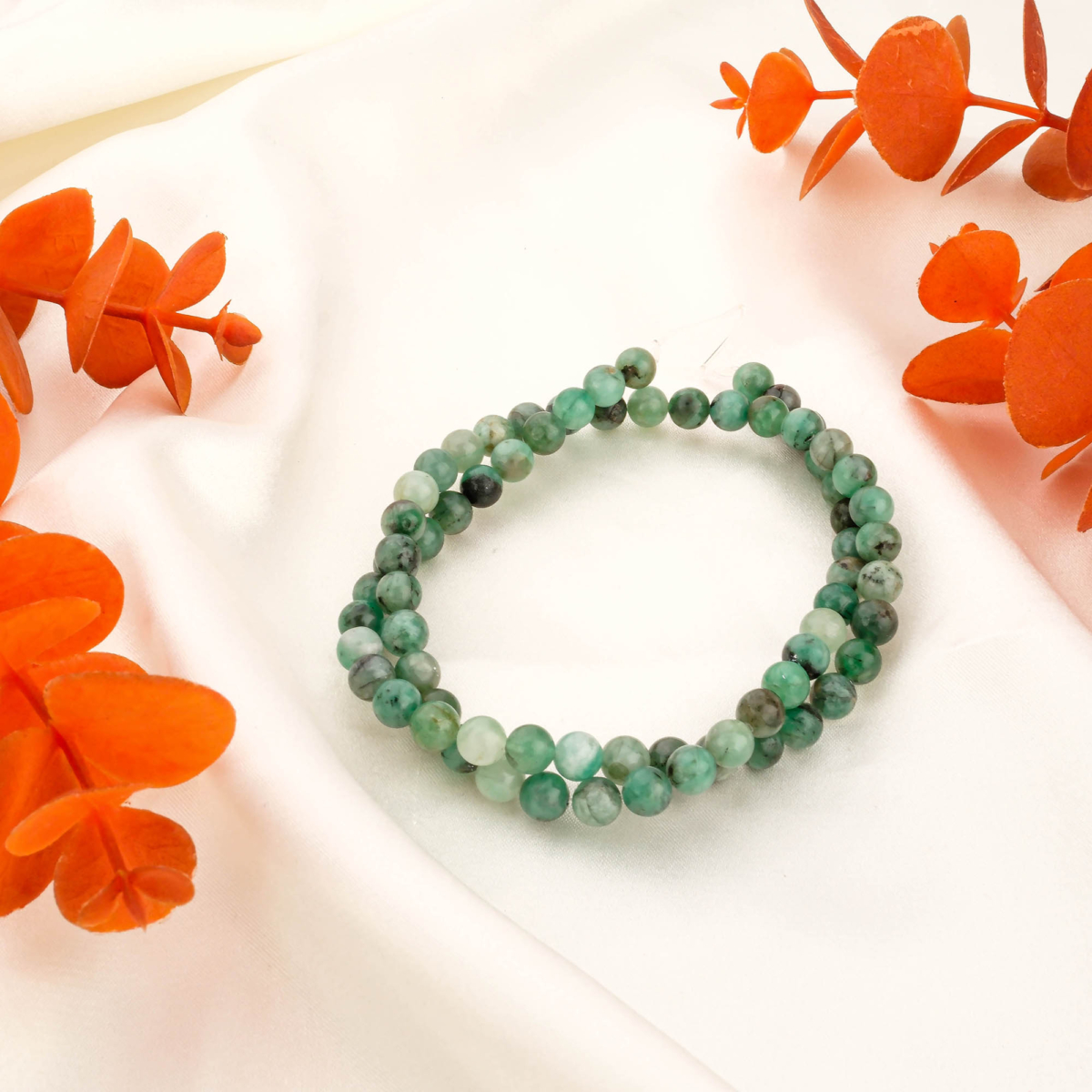 Zümrüt Doğal Taş Dizi (6mm)