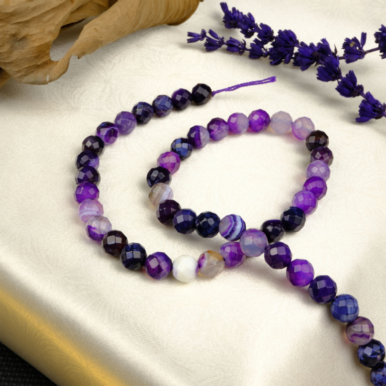 2A Kalite Kesimli Madagaskar Akik doğal taş dizi 8mm – içsel denge, kararlılık ve koruyucu enerji sağlayan toptan doğal taş dizi