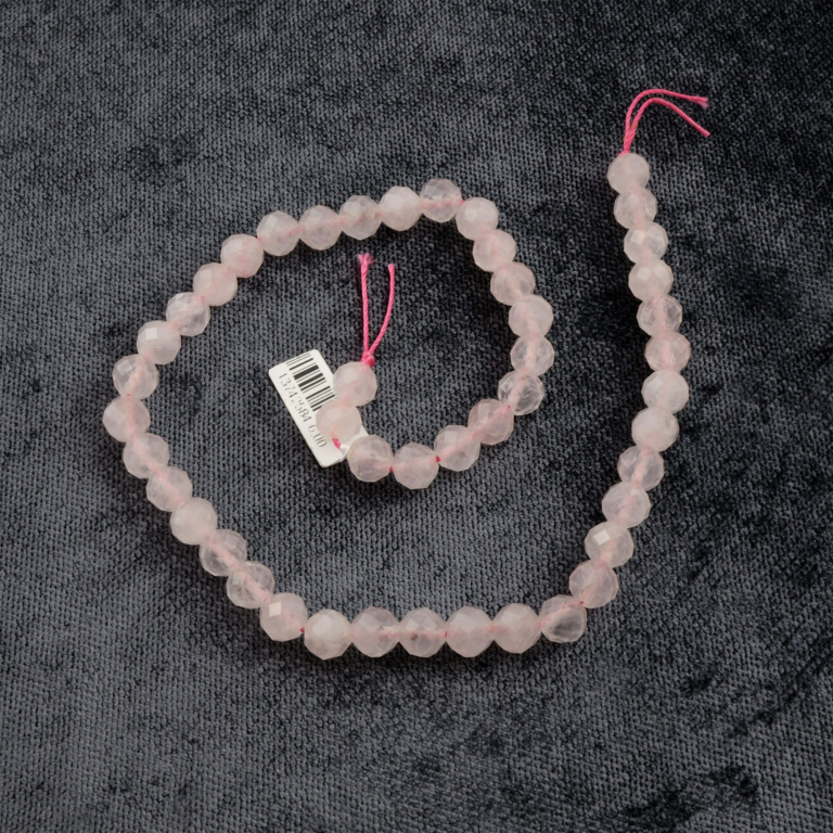 2A Kalite Kesimli Pembe Kuvars doğal taş dizi 8mm – yumuşak pembe tonlarıyla sevgi, şefkat ve huzur enerjisi taşıyan toptan doğal taş dizi