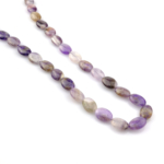 Ametist doğal taş dizi — toptan doğal taş dizi; mor tonlarıyla sakinlik, ruhsal arınma ve farkındalık sağlayan güçlü enerji taşı.