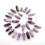 Ametist toptan doğal taş dizi – mor tonlarıyla arınma, huzur ve ruhsal denge sağlayan taş; takı tasarımlarında zarif ve enerjik bir etki yaratır.