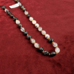 Arpa kesim Rutil Kuvars doğal taş dizi 8x10mm – bolluk, içsel denge ve enerji akışını güçlendiren toptan doğal taş dizi