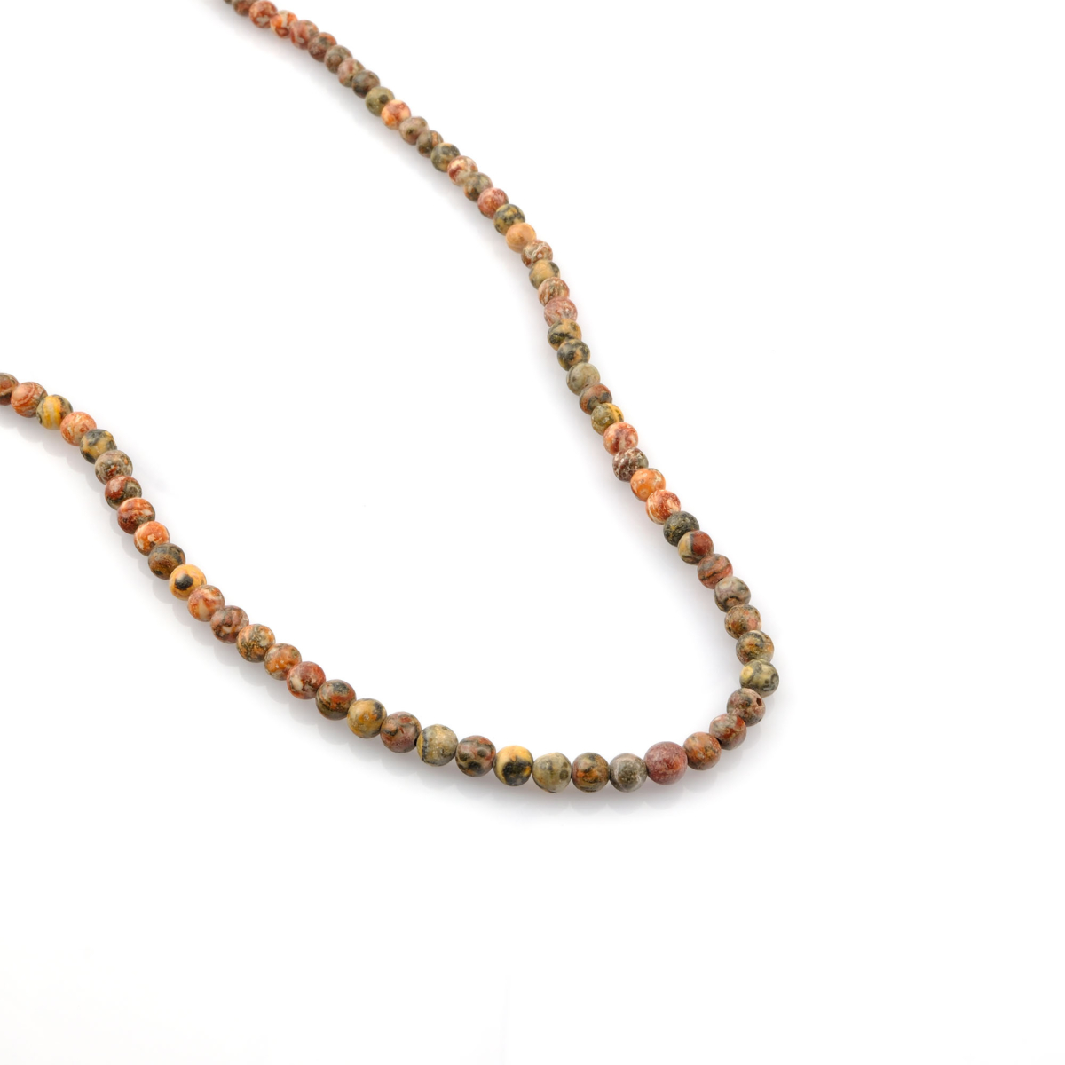 Ateş Jasper doğal taş dizi 4mm – kırmızı ve toprak tonlarıyla enerji, dayanıklılık ve tutku sembolü olan toptan doğal taş dizi.