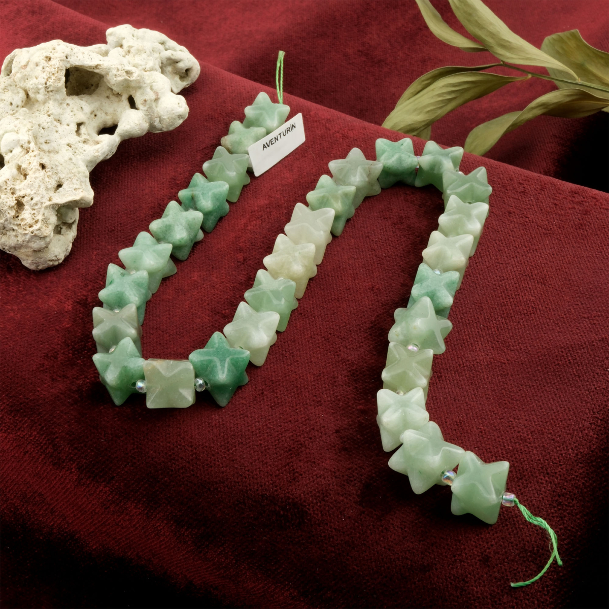 Aventurin doğal taş dizi — toptan doğal taş dizi; yeşil tonlarıyla bolluk, şans ve huzur enerjisini taşıyan, sakinleştirici etkili taş.