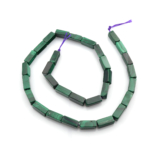 Çubuk kesim Malahit doğal taş dizi – dönüşüm, denge ve koruma enerjisini yansıtan toptan doğal taş dizi