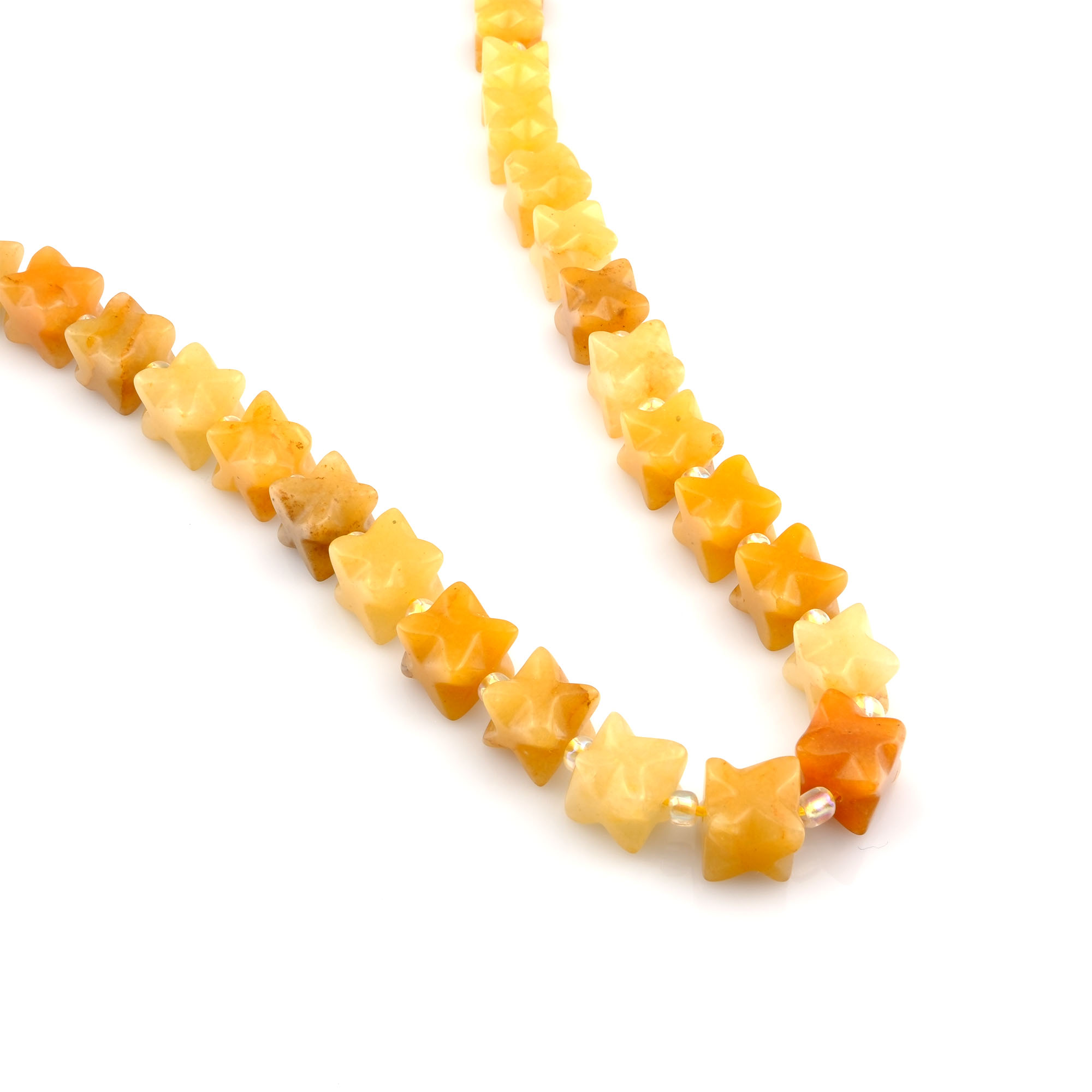 Kalsit doğal taş dizi — toptan doğal taş dizi; canlı enerjisiyle motivasyonu artıran, takı ve enerji çalışmalarında sıkça tercih edilen taş.