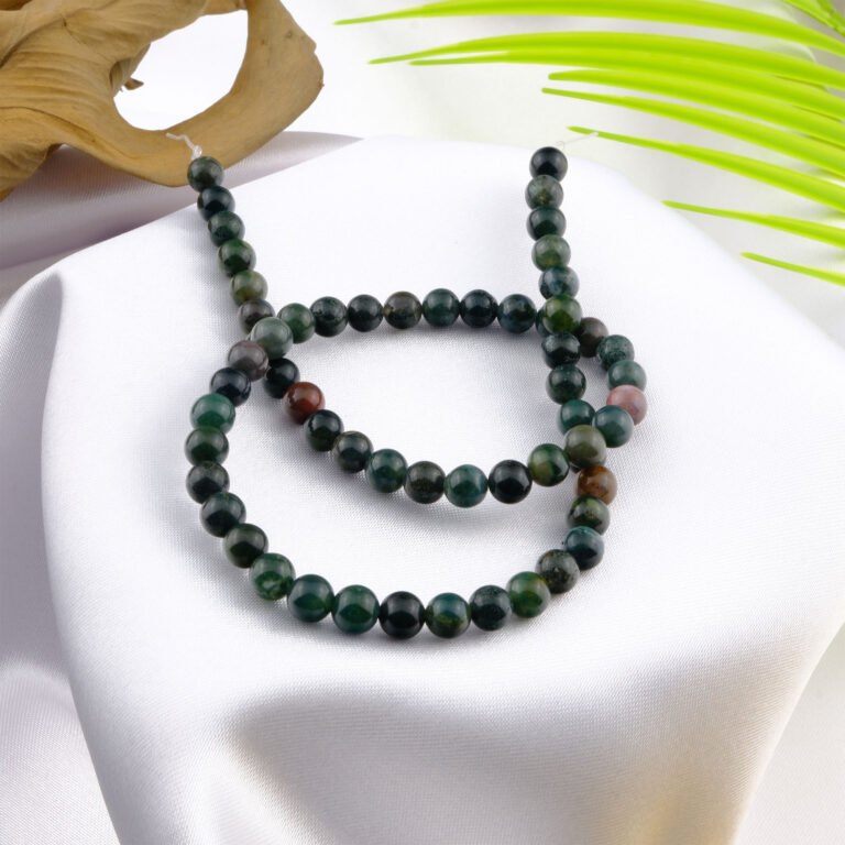 Kantaşı doğal taş dizi 6mm – koyu yeşil zemin üzerindeki kırmızı benekleriyle canlılık, cesaret ve koruma enerjisi yayan toptan doğal taş dizi.