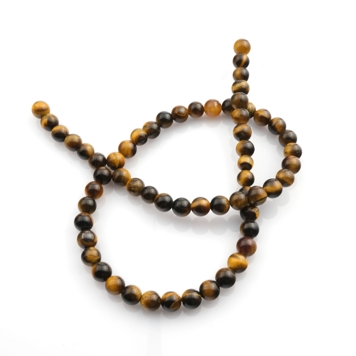 Kaplangözü doğal taş dizi 6mm – altın kahverengi ışıltısıyla odaklanma, cesaret ve iç denge enerjisi sağlayan toptan doğal taş dizi