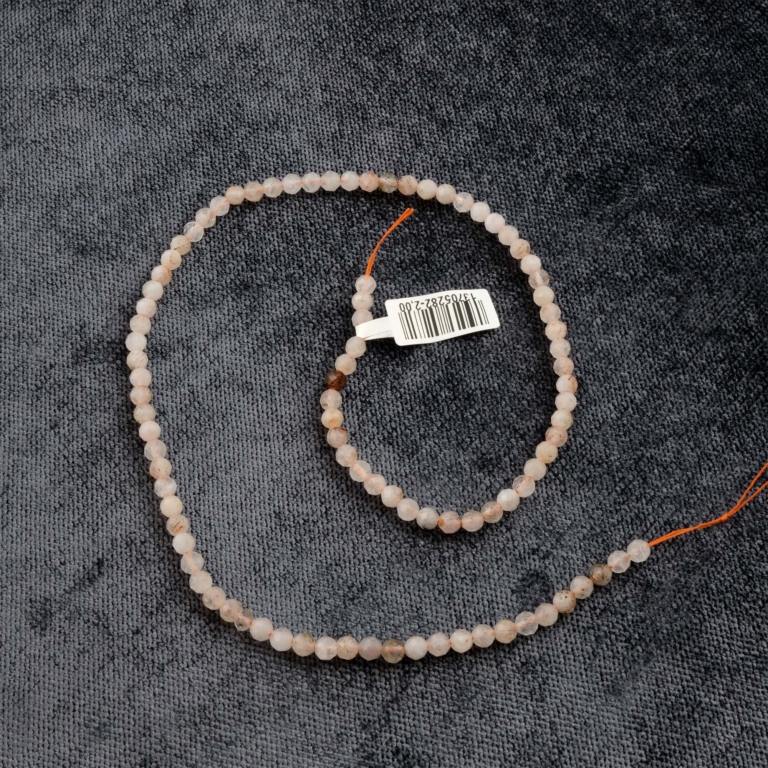 Kesimli Güneş Taşı doğal taş dizi 4mm – canlılık, pozitiflik ve yaşam enerjisini yükselten toptan doğal taş dizi