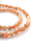 Kesimli Güneş Taşı doğal taş dizi 5mm – canlılık, özgüven ve pozitif enerji yayan toptan doğal taş dizi