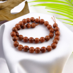 Kesimli Kahverengi Yıldız Taşı doğal taş dizi 10mm – parıltılı yüzeyiyle pozitif enerji yayan, içsel denge ve motivasyonu artıran toptan doğal taş dizi