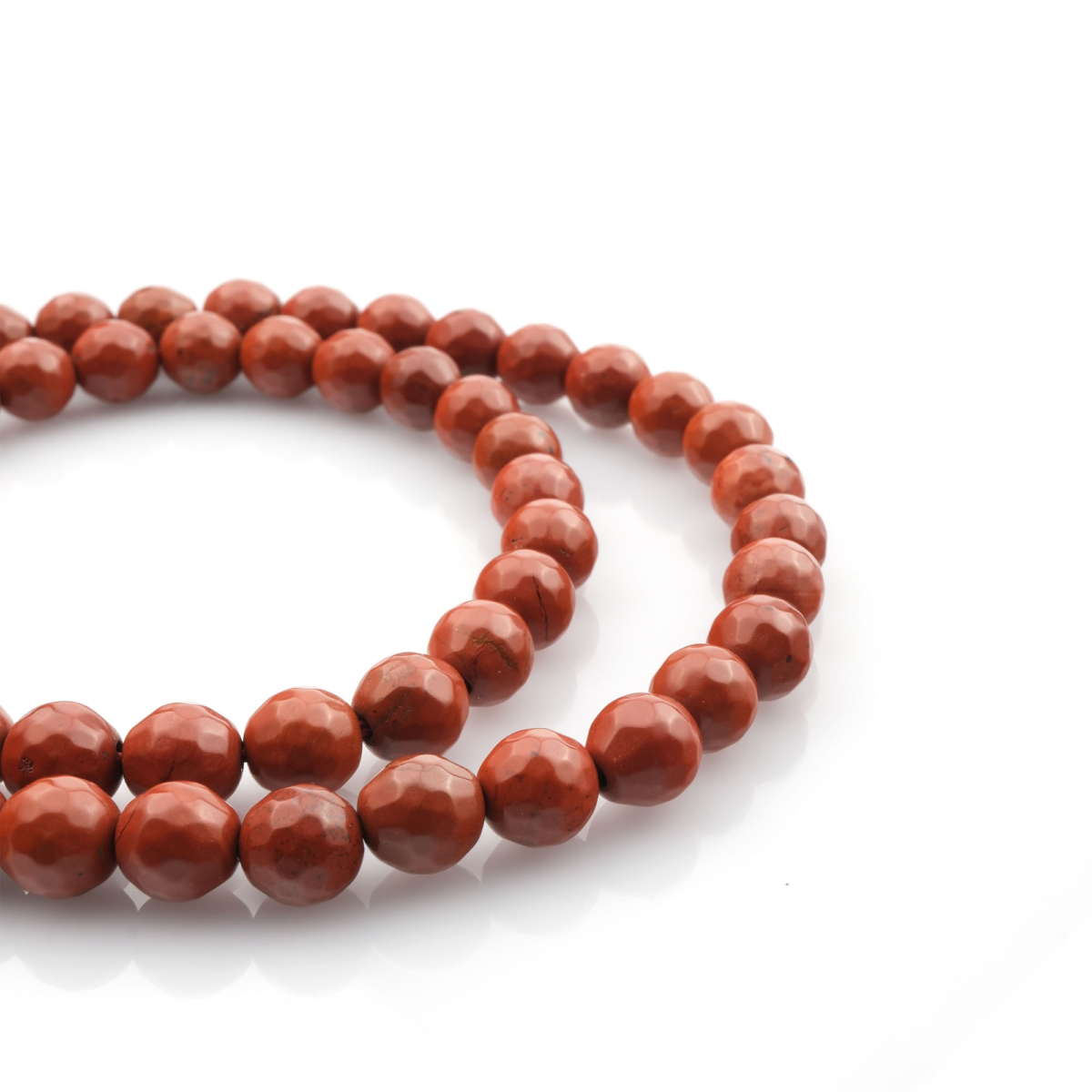 Kesimli Kırmızı Jasper doğal taş dizi 6mm – güçlü enerjisiyle canlılık, kararlılık ve motivasyon sağlayan toptan doğal taş dizi