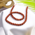 Kesimli Kırmızı Jasper doğal taş dizi 6mm – güçlü enerjisiyle canlılık, kararlılık ve motivasyon sağlayan toptan doğal taş dizi