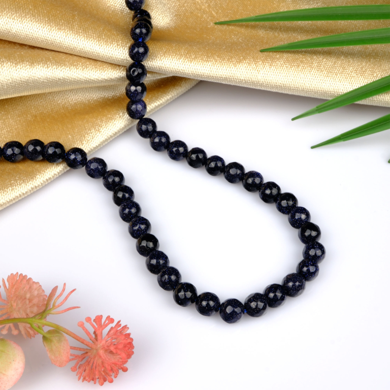 Kesimli Lacivert Yıldız Taşı doğal taş dizi 10mm – gökyüzü ışıltısını yansıtan, özgüveni artıran ve pozitif enerji yayan toptan doğal taş dizi