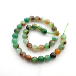 Kesimli Madagaskar Akik toptan doğal taş dizi 10mm – toprak tonlarıyla denge, koruma ve iç huzur enerjisi yayan doğal taş.