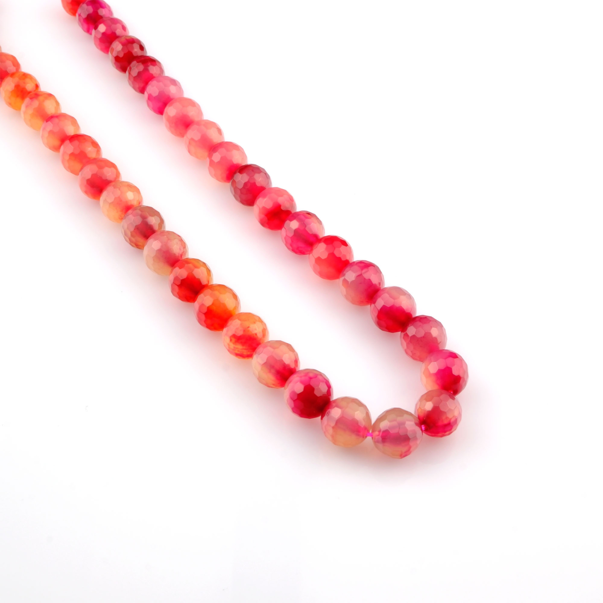 Kesimli Madagaskar Pembe Akik toptan doğal taş dizi 10mm – yumuşak pembe tonlarıyla sevgi, huzur ve duygusal denge enerjisi sunan doğal taş.