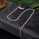 Kesimli Pembe Kuvars doğal taş dizi 4mm – sevgi, huzur ve kalp çakrası enerjisini yükselten toptan doğal taş dizi