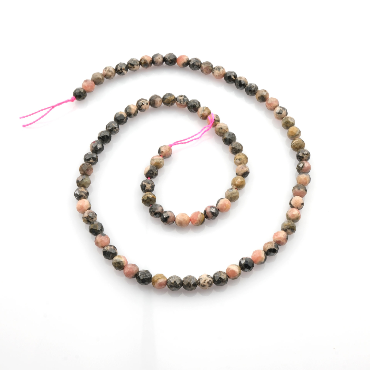 Kesimli Rodokrozit doğal taş dizi 5mm – sevgi, şefkat ve duygusal dengeyi artıran toptan doğal taş dizi